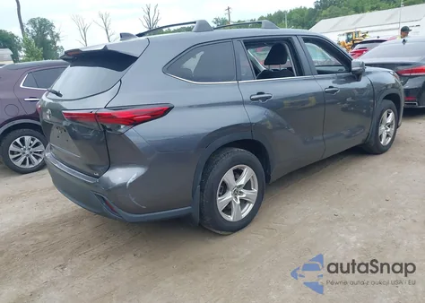 2023 Toyota Highlander Le z USA, uszkodzony, nr VIN 5TDKDRAH9PS018509